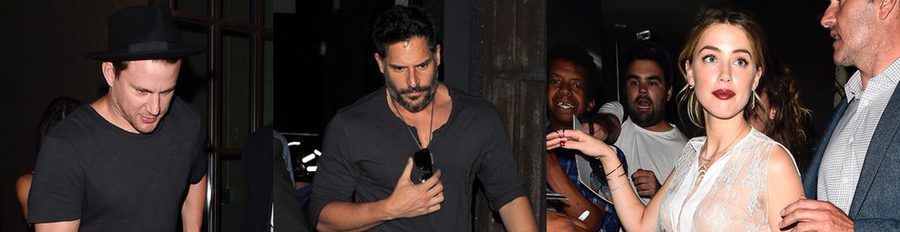 Channing Tatum, Joe Manganiello, Matt Bomer..., de fiesta en Londres para comenzar la gira europea de 'Magic Mike XXL'