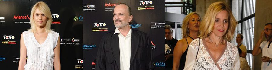 Eugenia Martínez de Irujo, Miguel Bosé, Adriana Abenia y Patricia Montero acuden al concierto de Juanes en Madrid