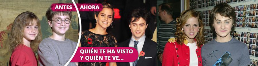 Daniel Radcliffe y Emma Watson: Así han cambiado los protagonistas de 'Harry Potter'