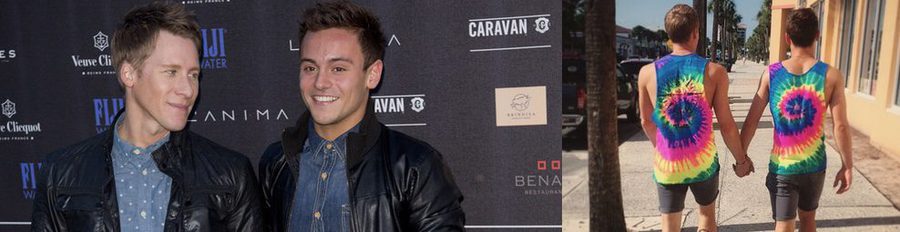 Tom Daley y su novio Dustin Lance Black se comprometen después de dos años de noviazgo