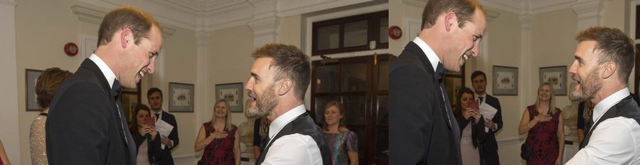 El Príncipe Guillermo y Gary Barlow, noche de colegas por una buena causa