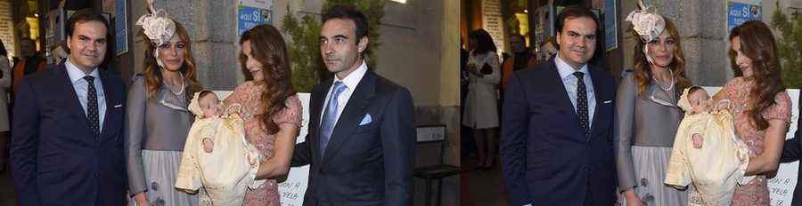 Gema Ruiz y Juan Díaz celebran el bautizo de su hija Julieta al lado de Enrique Ponce y Paloma Cuevas