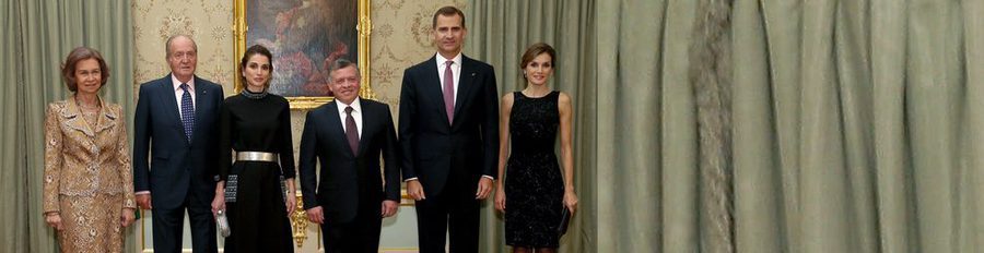 La gran cena de los Reyes Felipe y Letizia, Juan Carlos y Sofía con Abdalá y Rania de Jordania