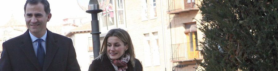 Los Príncipes Felipe y Letizia visitan Tarazona para inaugurar su Catedral restaurada