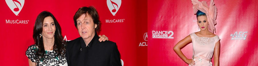 Paul McCartney, nombrado 'Persona del Año' arropado por su mujer Nancy Shevell, Katy Perry y Alicia Keys