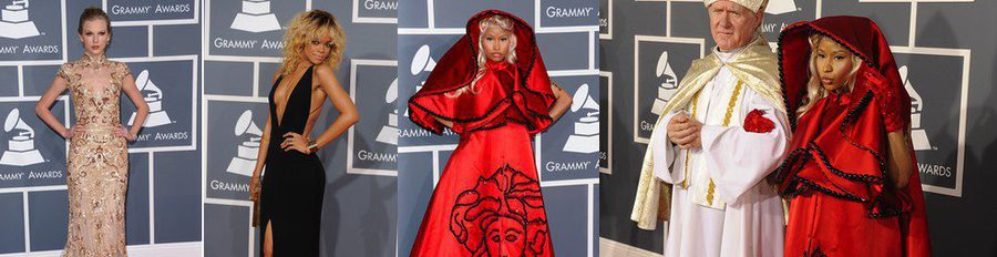 Taylor Swift, Nicki Minaj, Paris Hilton y Katy Perry protagonizan la alfombra roja de los Grammy 2012