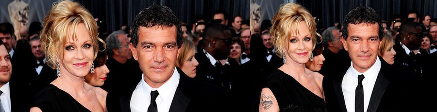 Antonio Banderas y Melanie Griffith, de los Premios Goya a los Oscar 2012