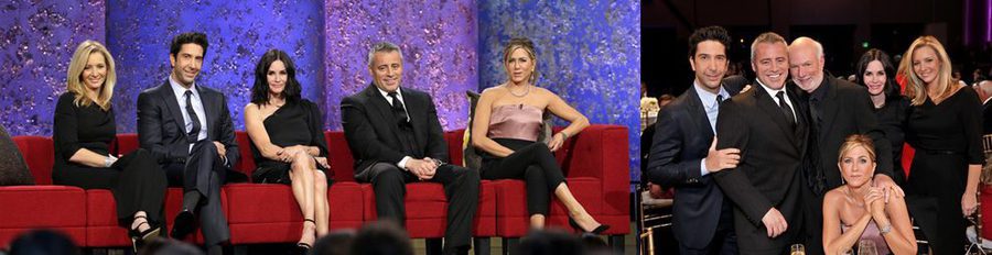 Jennifer Aniston se emociona en el tributo al director James Burrows junto a sus antiguos compañeros de 'Friends'