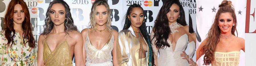 Lana Del Rey, Little Mix y Cheryl Fernandez-Versini deslumbran en la alfombra roja de los Premios Brit 2016