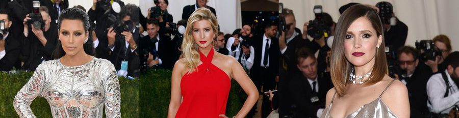 Kim Kardashian, Ivanka Trump y Rose Byrne lucen tipazo posparto en la Gala del MET 2016