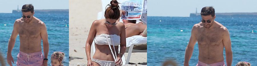 Xabi Alonso y Nagore Aranburu disfrutan de las playas de Ibiza con sus 3 hijos