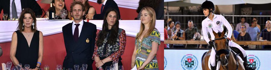 Carlota Casiraghi, una amazona arropada por Carolina de Mónaco, Andrea Casiraghi, Tatiana Santo Domingo