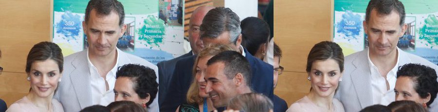 Los Reyes Felipe VI y Letizia asisten a las III Jornadas 'Cómo educar el talento emprendedor desde la escuela' en Girona