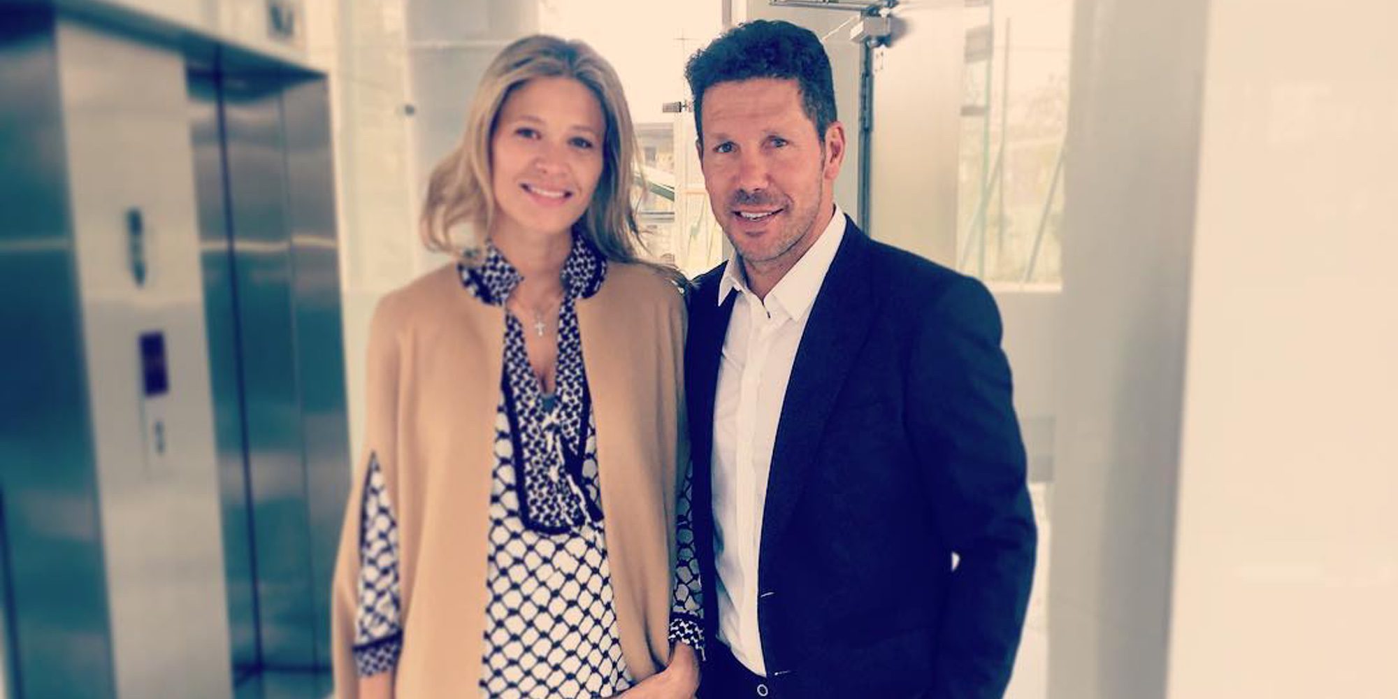 El Cholo Simeone y Carla Pereyra han sido padres de una niña