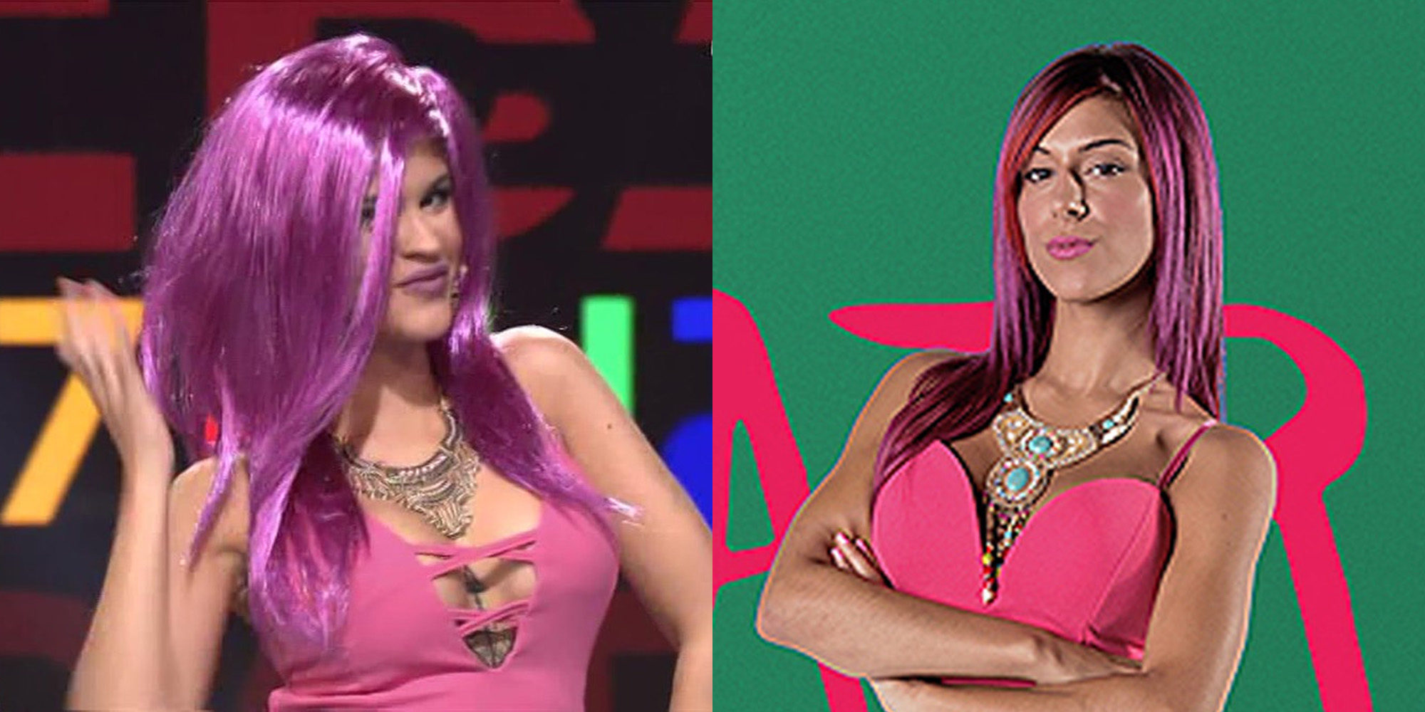 Ylenia se pone una peluca morada para imitar a Beatriz ('GH 17'): "Toko-toko"