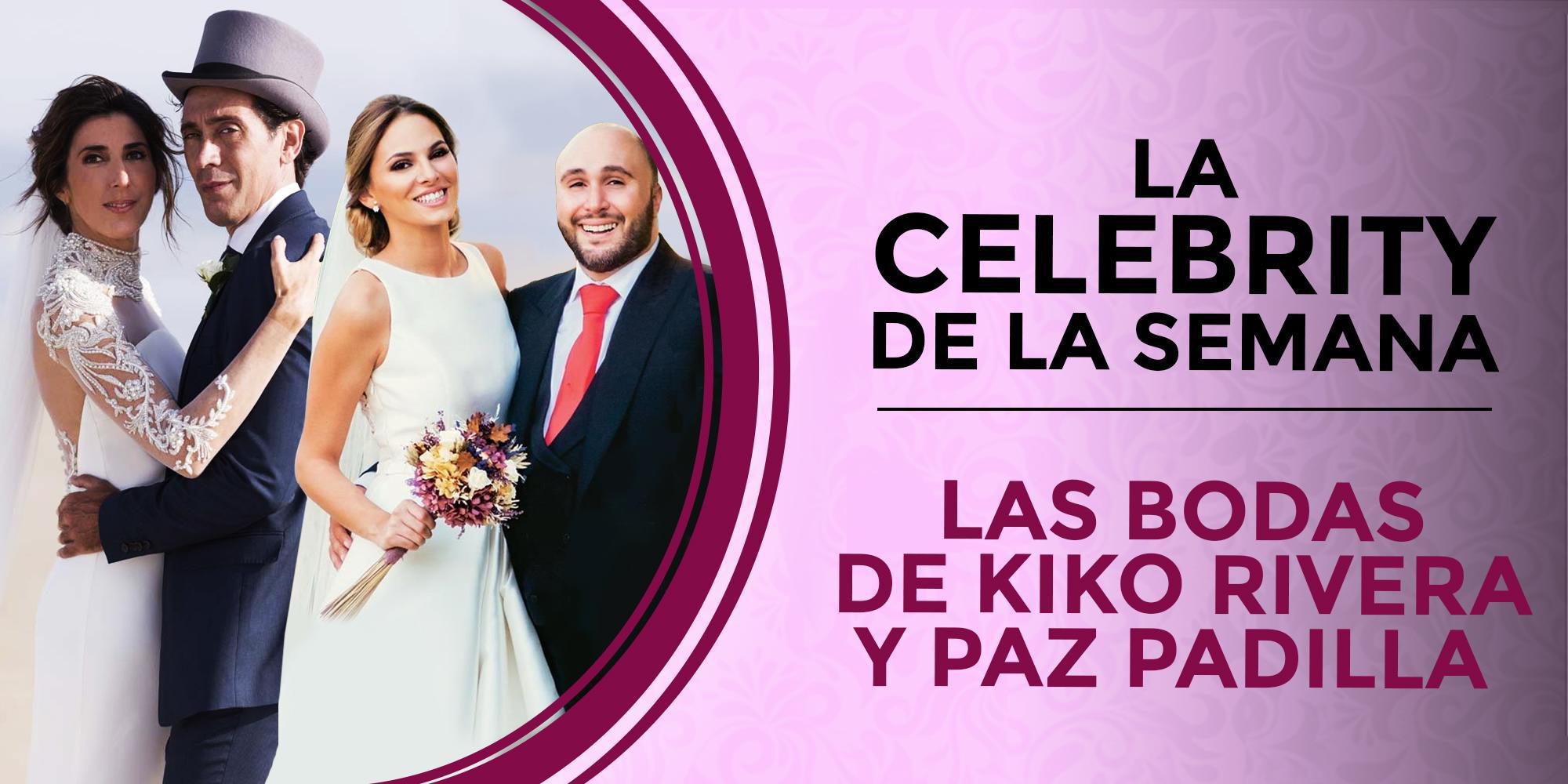 Kiko Rivera e Irene Rosales y Paz Padilla y Juan Vidal, las celebs de la semana por sus bodas