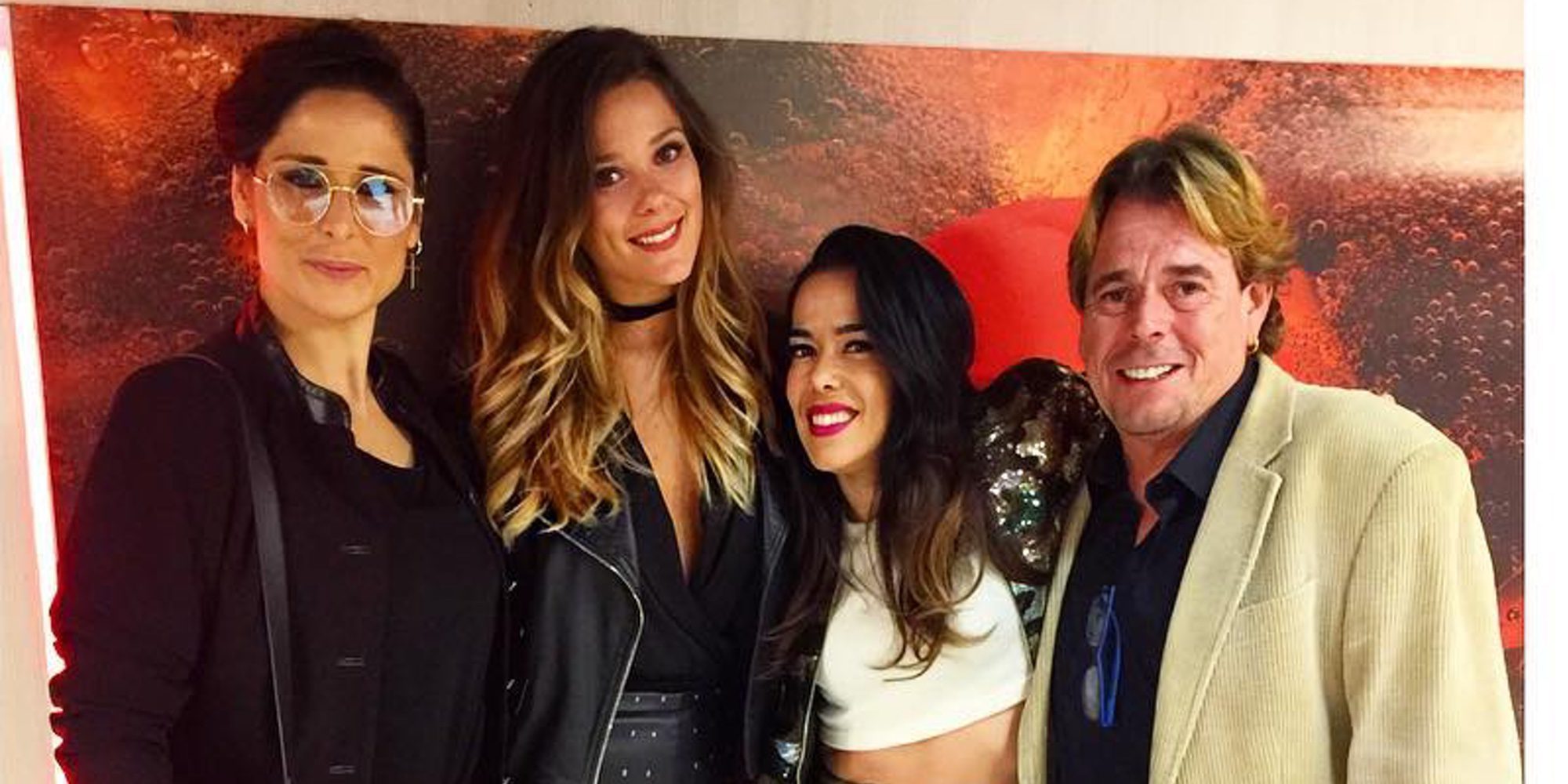 Rosa López, Beatriz Luengo, Juan Muñoz y Lorena Gómez acuden al último concierto de Auryn