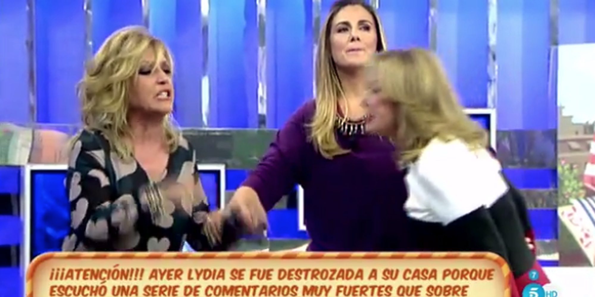 Fuerte pelea entre Mila Ximénez y Lydia Lozano: "No aguanto tu victimismo constante"