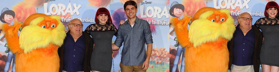 Zac Efron, Angy Fernández y Danny DeVito presentan la película 'The Lorax' en Madrid