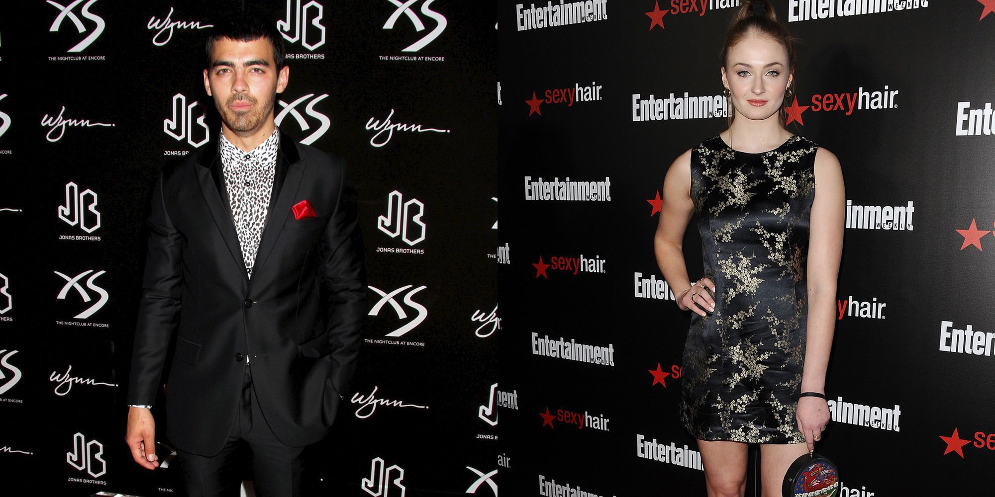 Sophie Turner y Joe Jonas, dos enamorados de boda junto a Nick Jonas