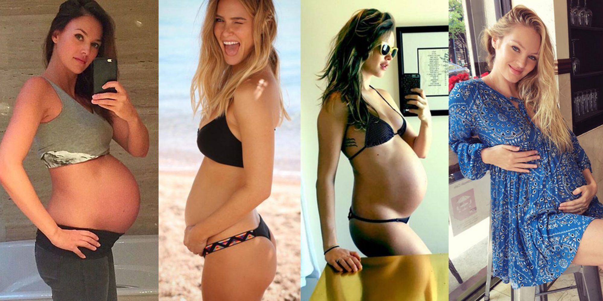 Bebés 'modelos': Helen Lindes, Bar Refaeli, Behati Prinsloo y Candice Swanepoel se han estrenado como madres en 2016