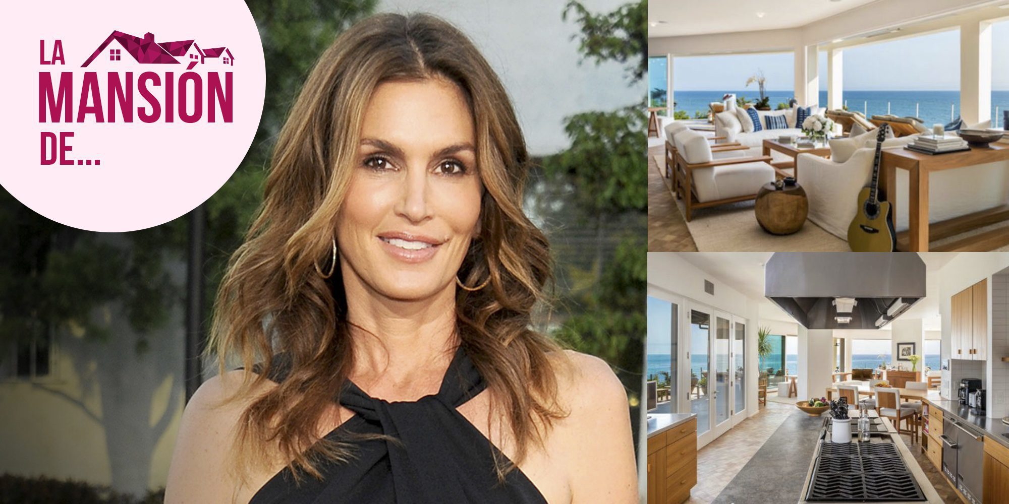 Con piscina, spa y vistas al Pacífico: así es la mansión de 60 millones de Cindy Crawford en Malibú