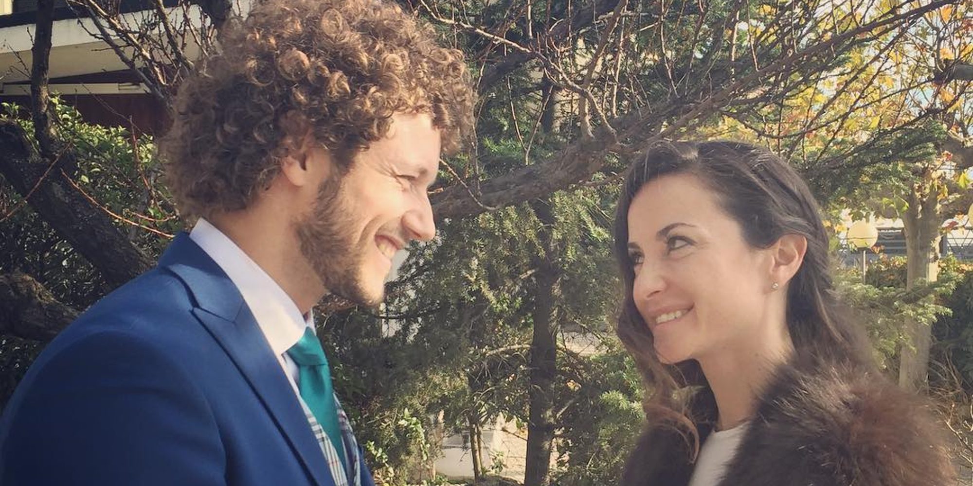 Daniel Diges y Alejandra Ortiz-Echagüe se casan en Madrid en una romántica y fría boda