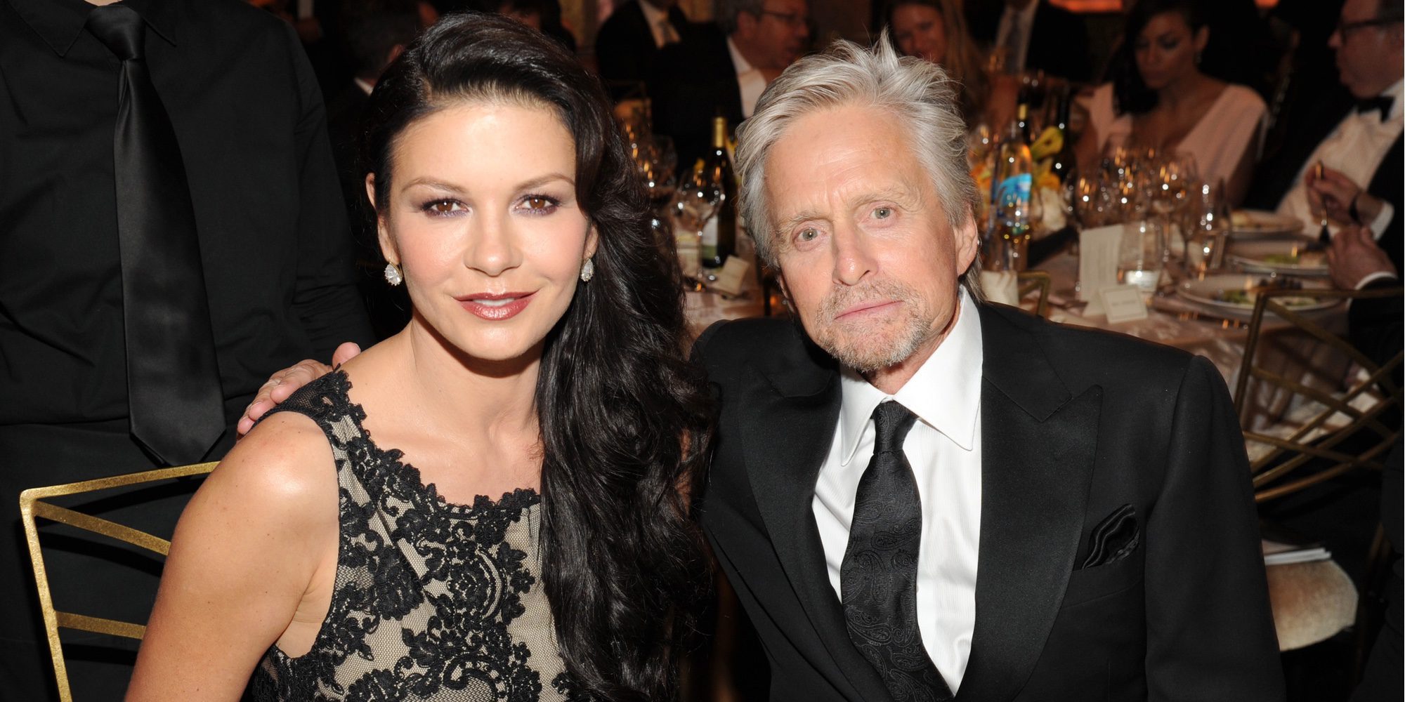 Catherine Zeta-Jones y Michael Douglas muestrán cómo ha sido su familiar Navidad