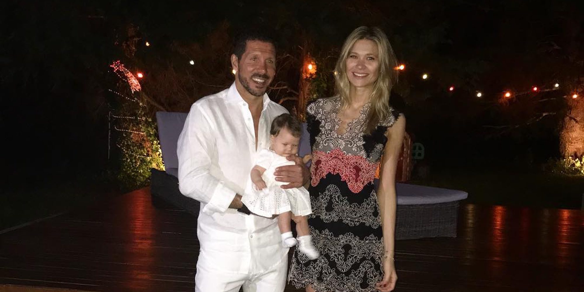 El Cholo Simeone y Carla Pereyra llevan a Francesca a conocer Argentina por Navidad