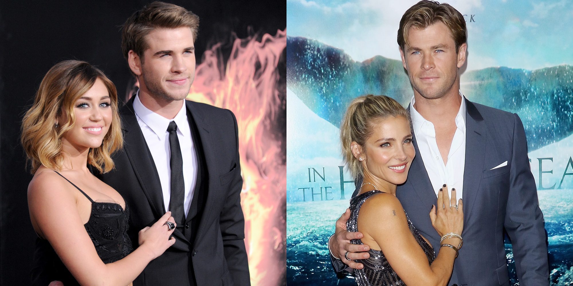 Miley Cyrus y Liam Hemsworth roban el protagonismo a Elsa Pataky y Chris Hemsworth