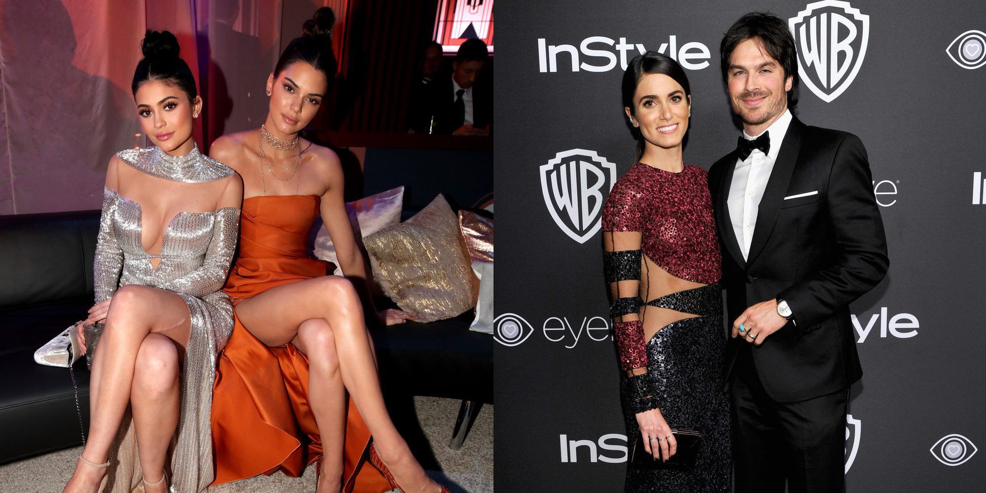 Hailey Baldwin, Lea Michele, Naomi Campbell y las Jenner disfrutan de las fiestas tras los Globos de Oro 2017