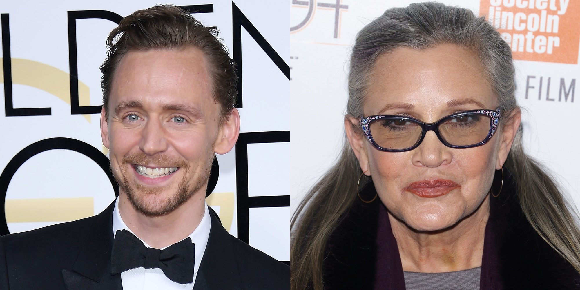 Tom Hiddleston rinde homenajea a Carrie Fisher en su discurso de los Globos de Oro 2017