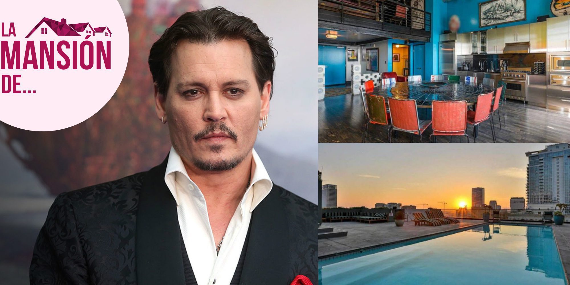 Así es el increíble ático de 1.000 metros cuadrados que tiene Johnny Depp en Los Ángeles