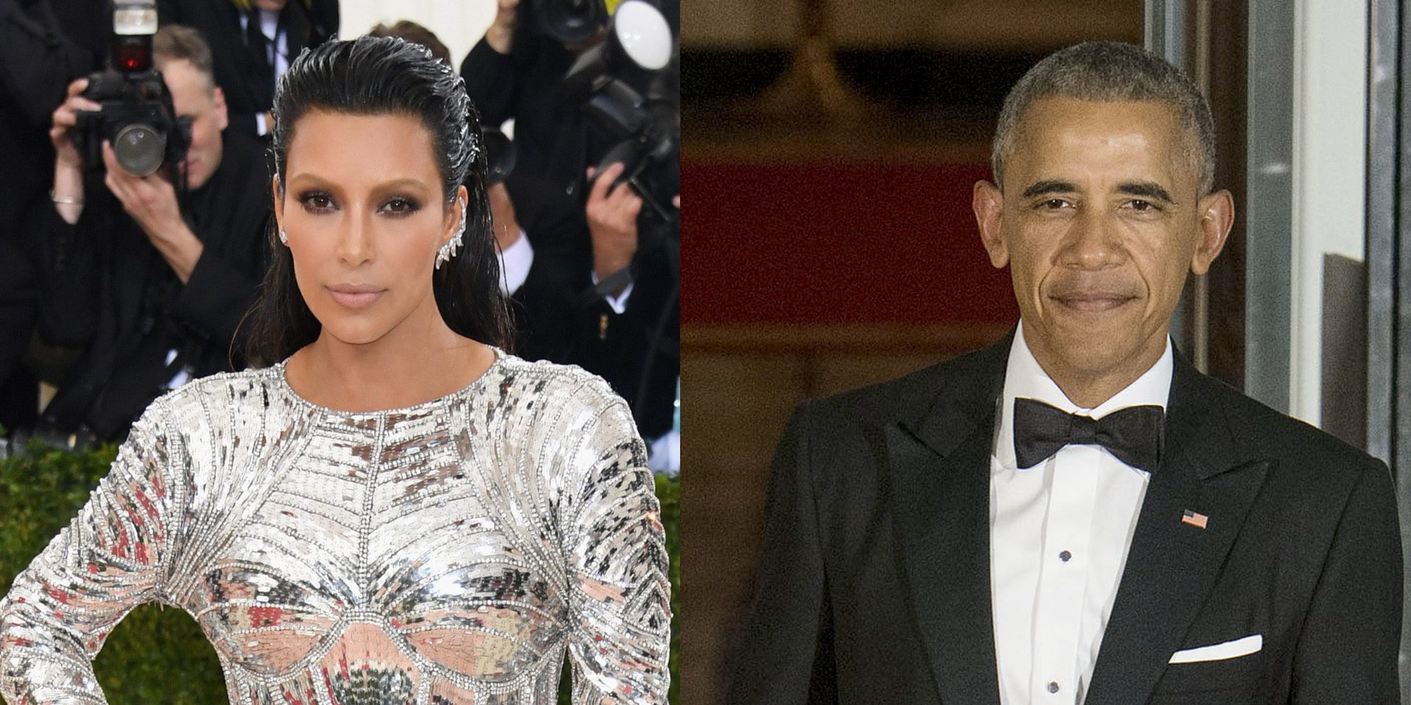 Kim Kardashian, Kanye West y su hija North se despiden de Barack Obama tras dejar la presidencia