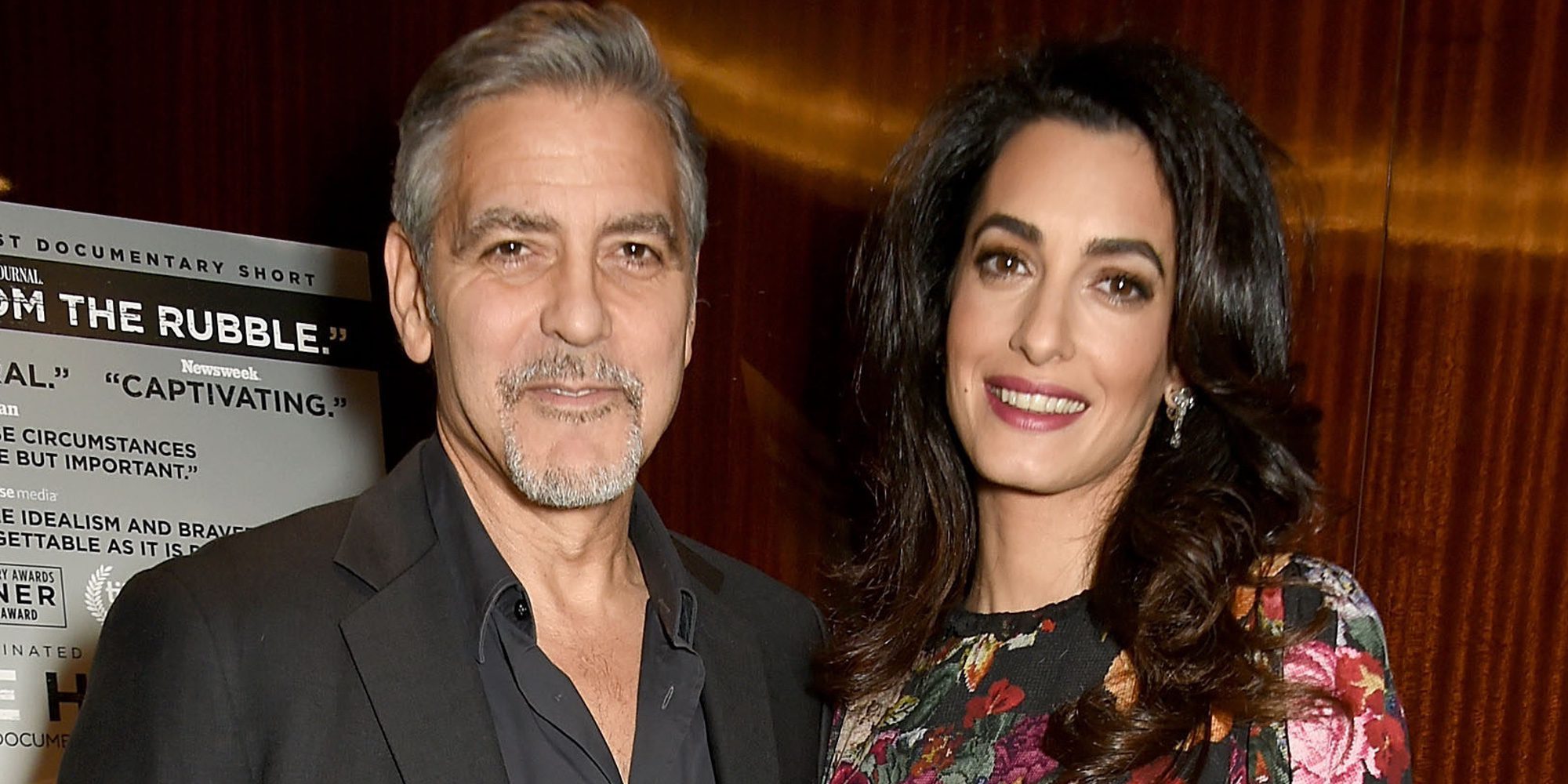 George Clooney y su mujer Amal Alamuddin disfrutan de un paseo por Barcelona