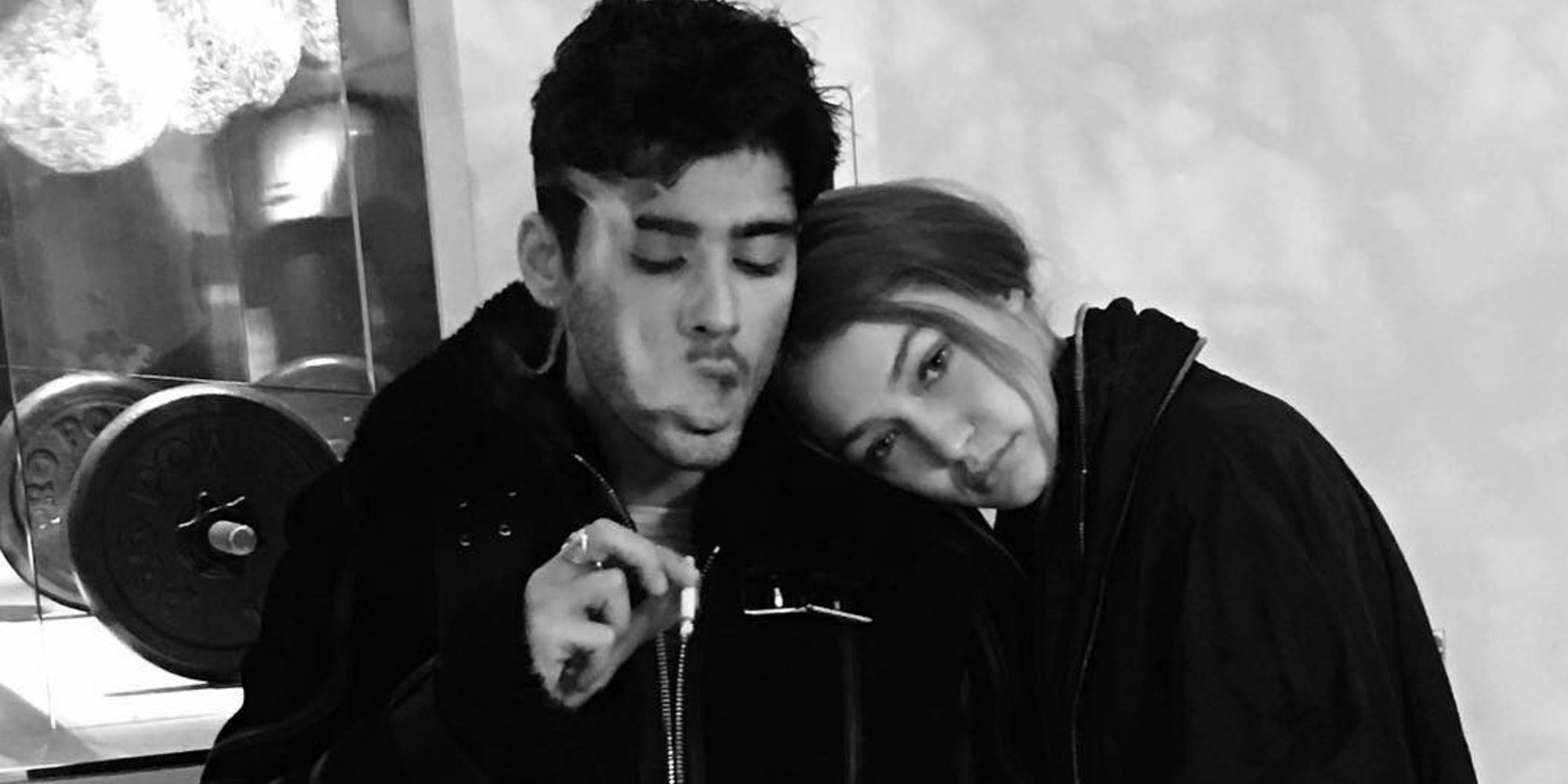 Enamorados: El tierno beso de Zayn Malik y Gigi Hadid en la cama