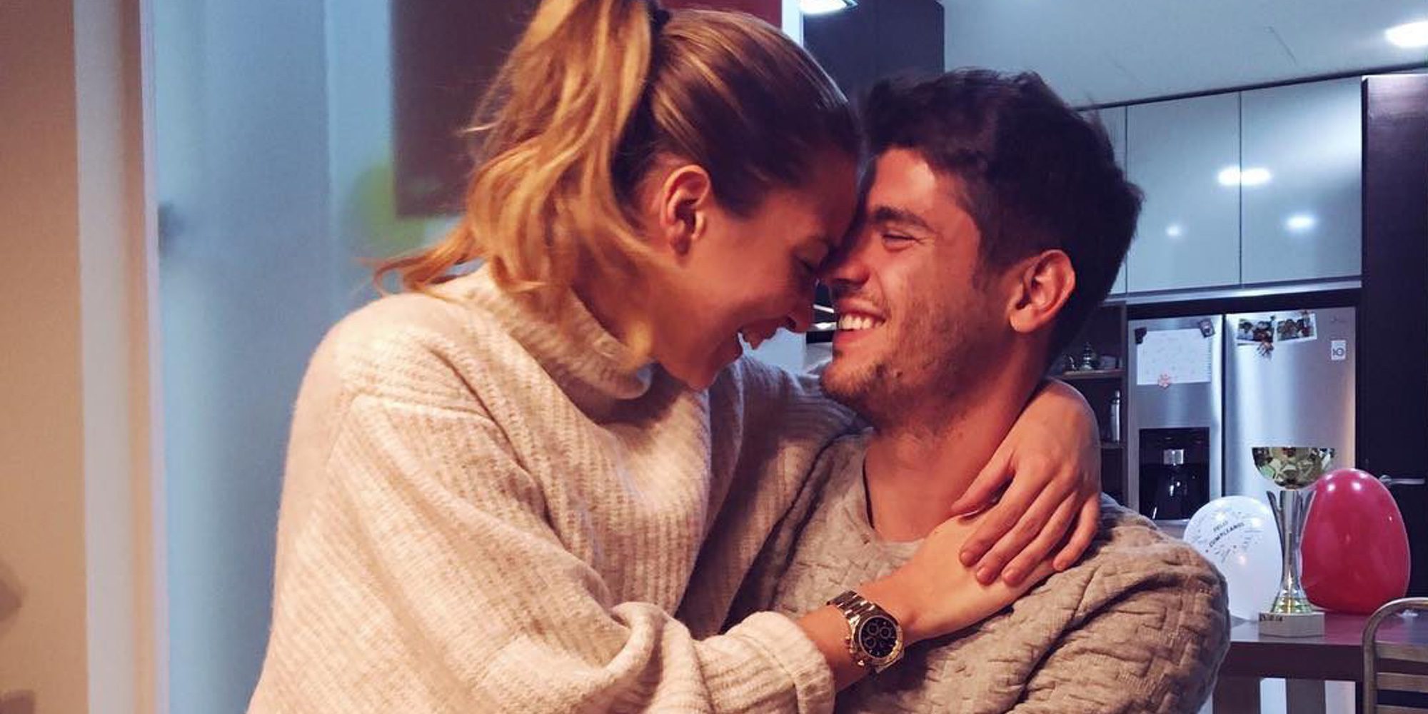 Álvaro Morata y Alice Campello, más enamorados que nunca besándose en la calle