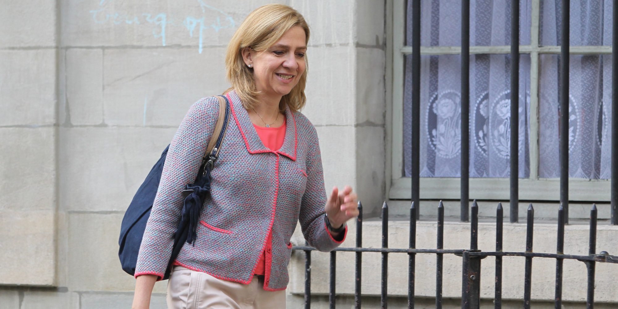 La Infanta Cristina, todo sonrisas en sus primeras imágenes tras la sentencia del Caso Nóos