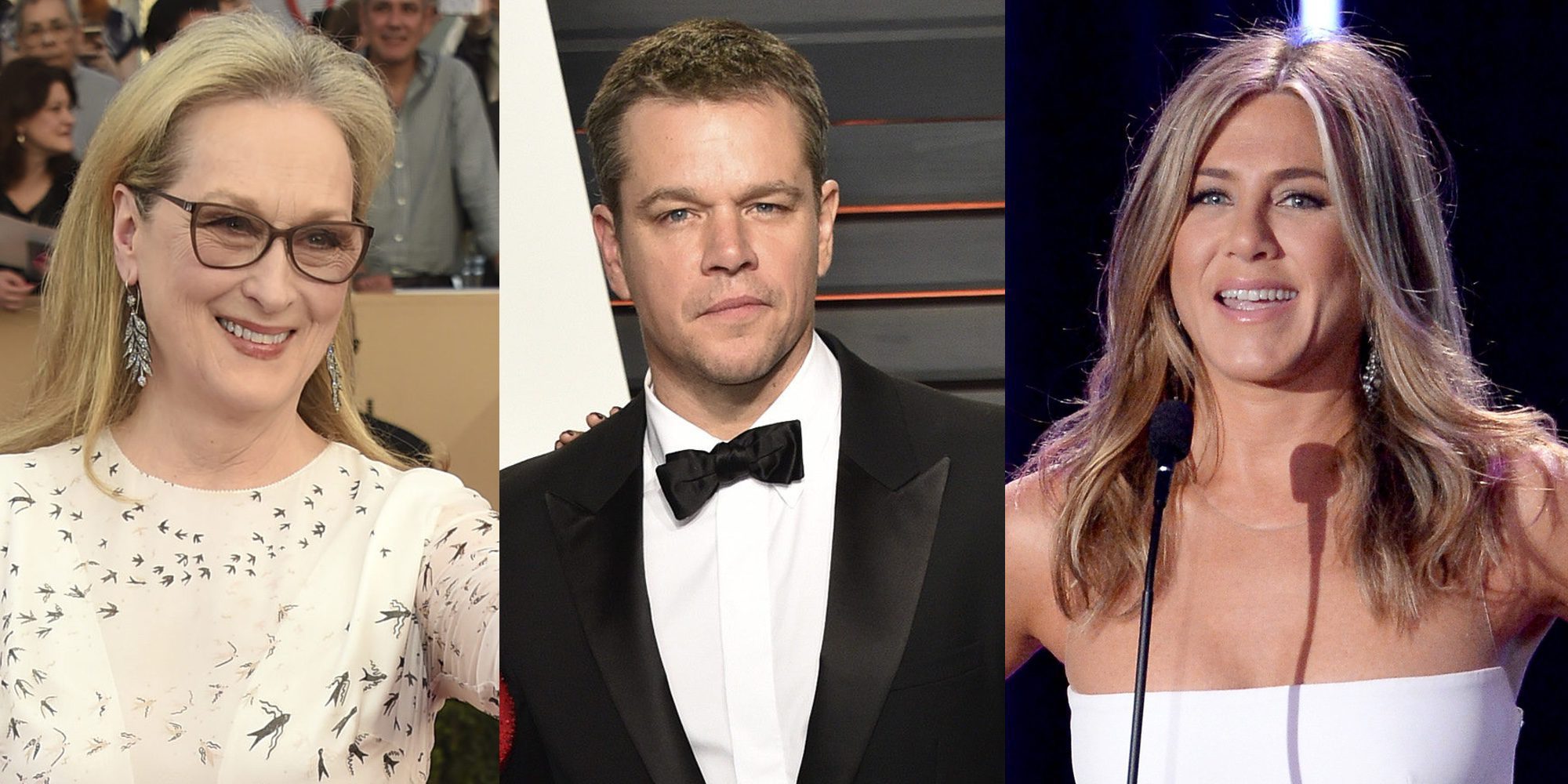 Presentadores de los Premios Oscar 2017: Meryl Streep, Matt Damon y Jennifer Aniston son algunos de ellos