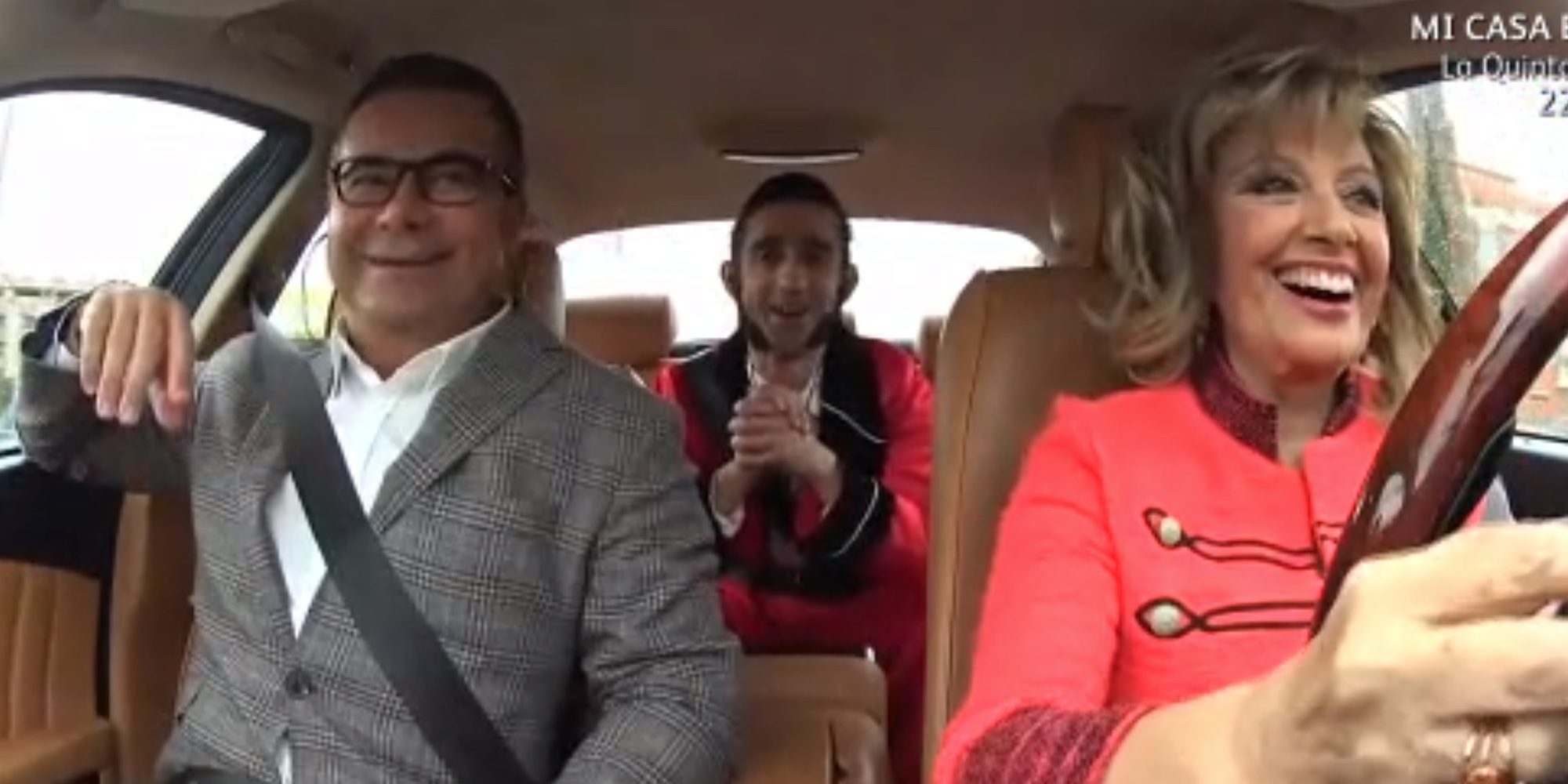 El carpool de María Teresa Campos y Jorge Javier Vázquez con El Tekila