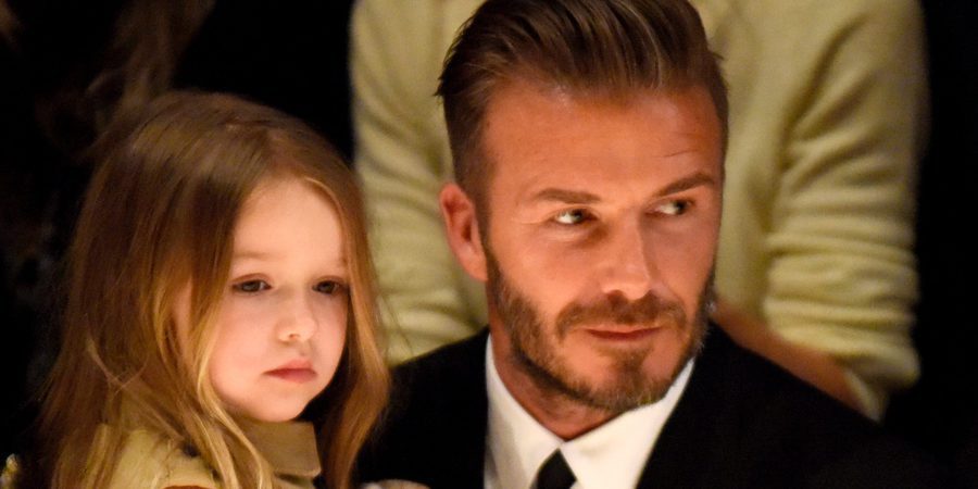 David Beckham enseña a montar en bici a su hija Harper Seven