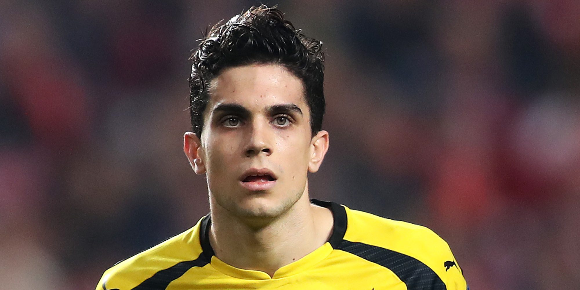 Marc Bartra recibe el apoyo de Melissa Jiménez tras la explosión de autobús del Borrusia Dortmund