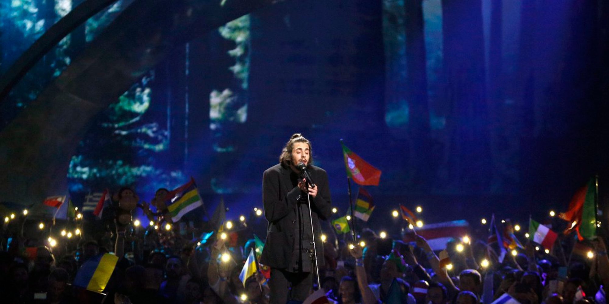 Salvador Sobral, representante de Portugal, ganador del Festival de Eurovisión 2017