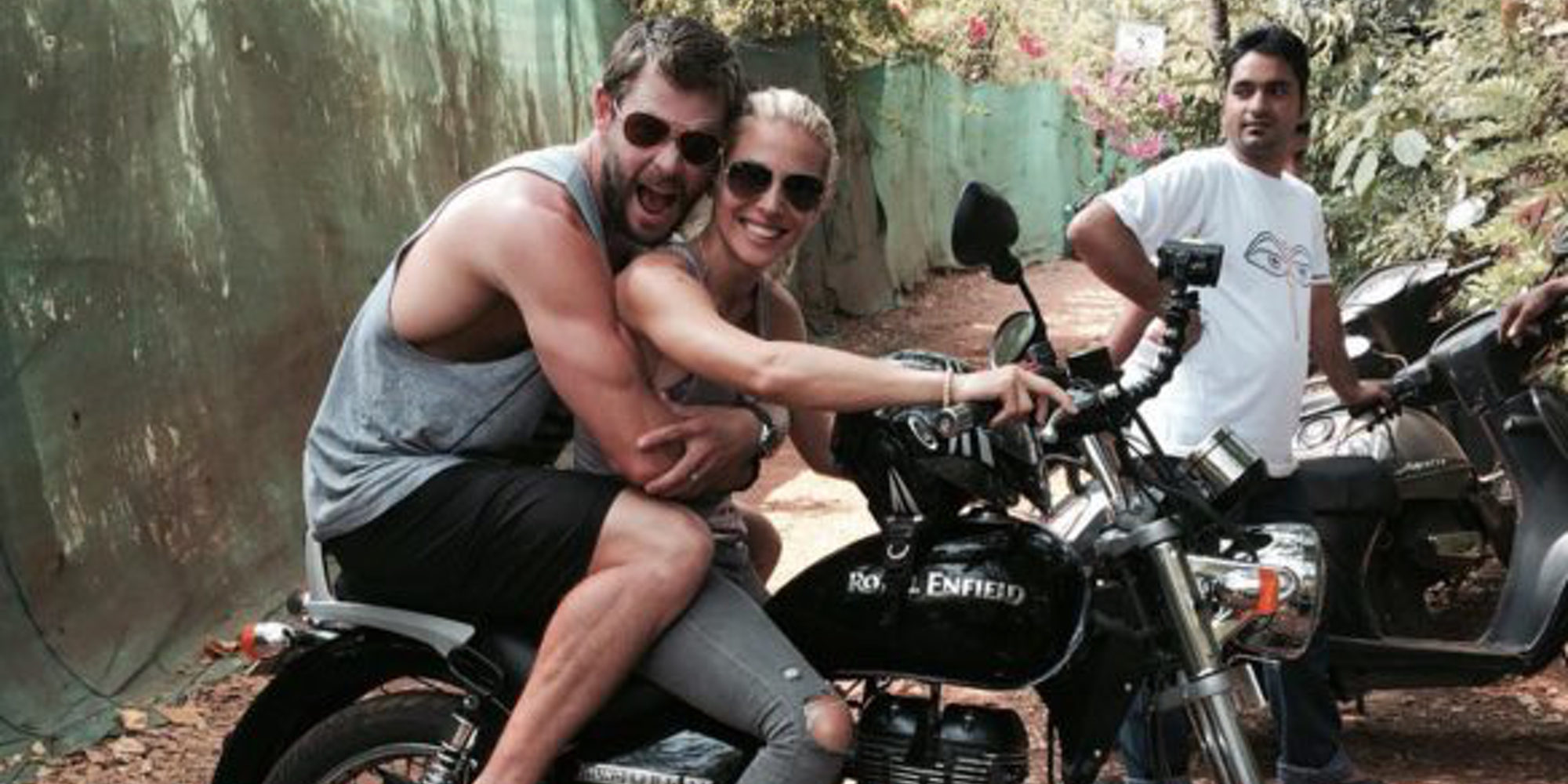 Elsa Pataky bromea sobre los músculos de Chris Hemsworth