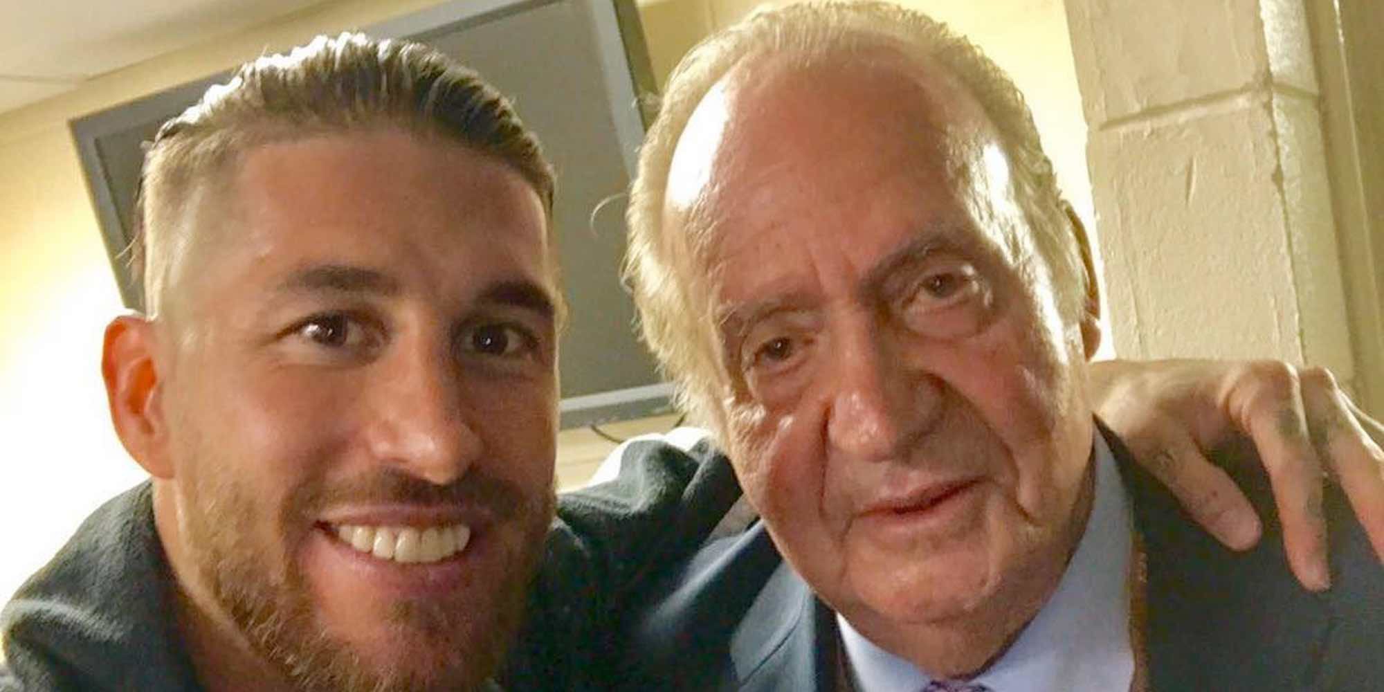 El Rey Juan Carlos, más campechano que nunca en la Champions 2017: "He venido porque me ha mandado mi hijo"