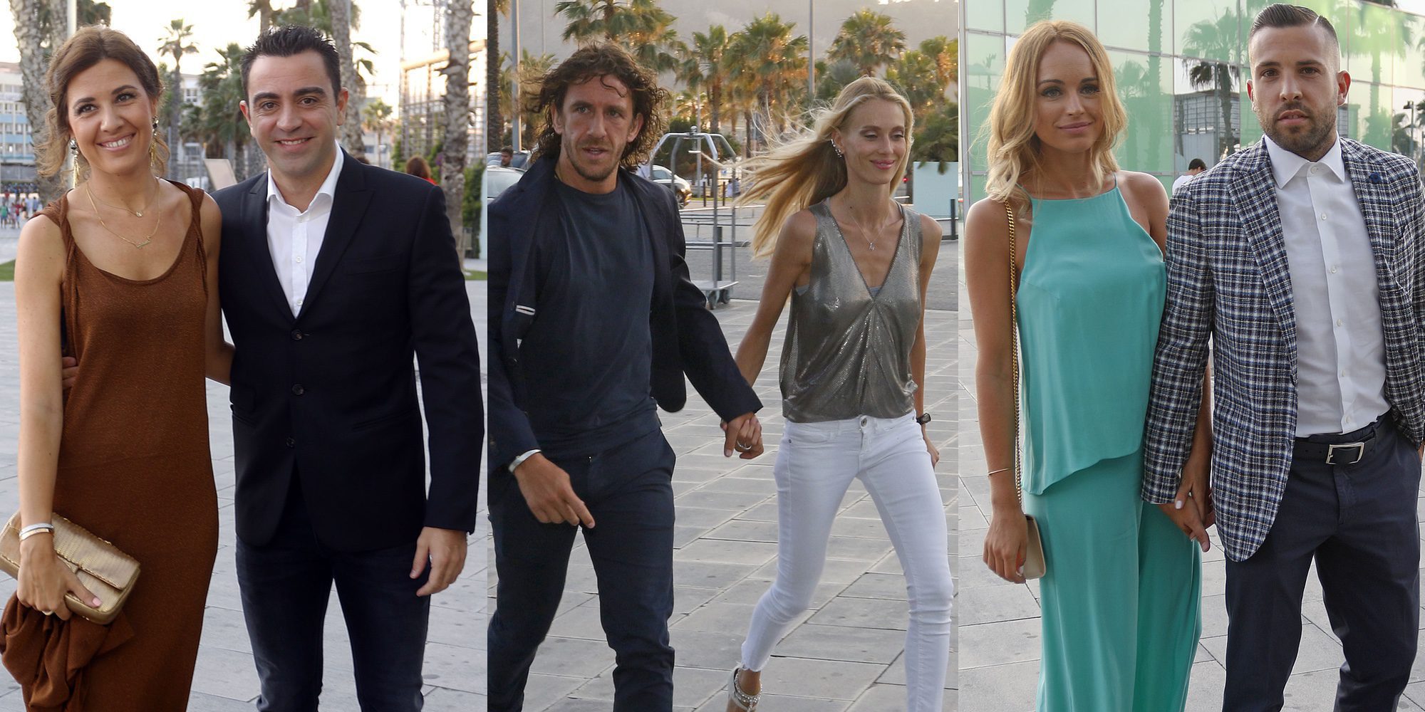 Carles Puyol y Xavi Hernández entre los invitados a la preboda de Melissa Jiménez y Marc Bartra