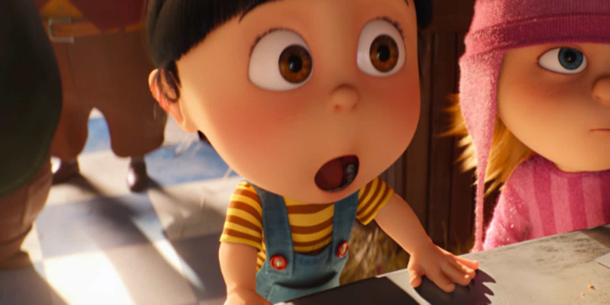 Agnes explota de emoción al creer que va a ver un unicornio blandito de verdad en este clip de 'Gru 3'