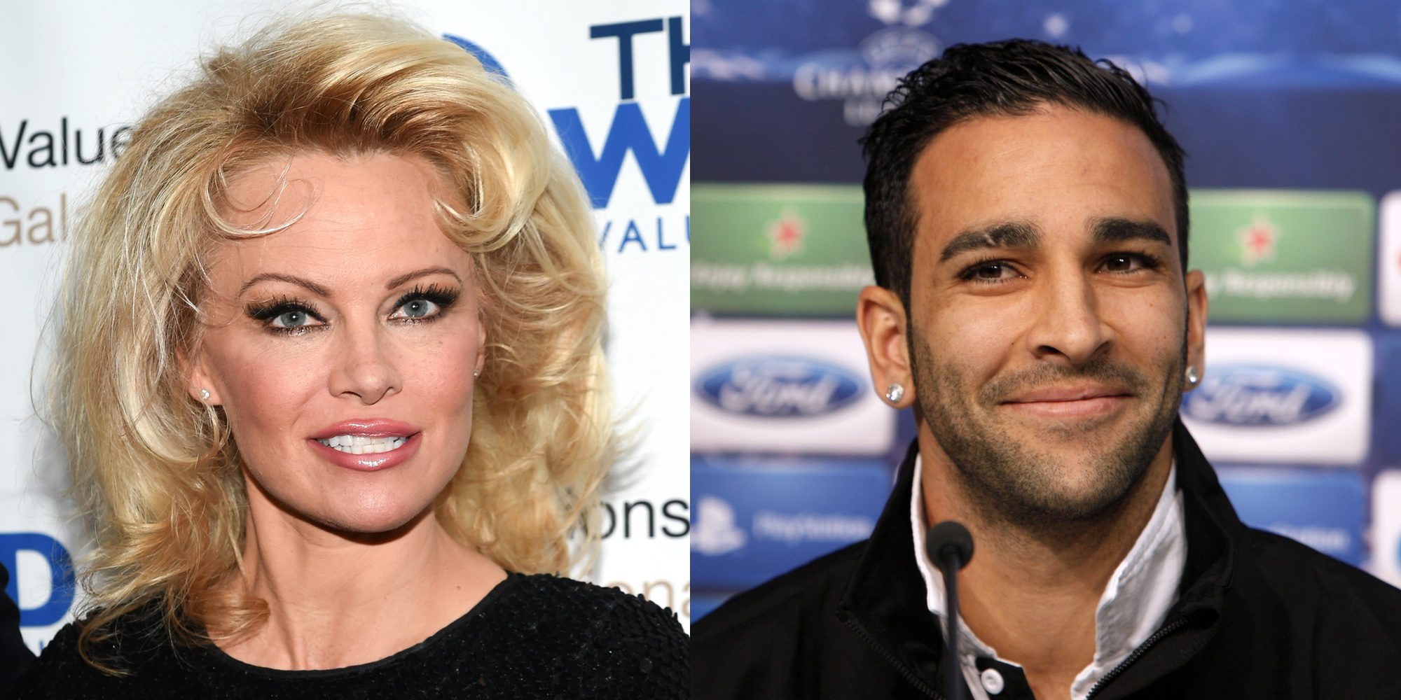 Pamela Anderson y el jugador del Sevilla Adil Rami, pillados juntos en Mónaco