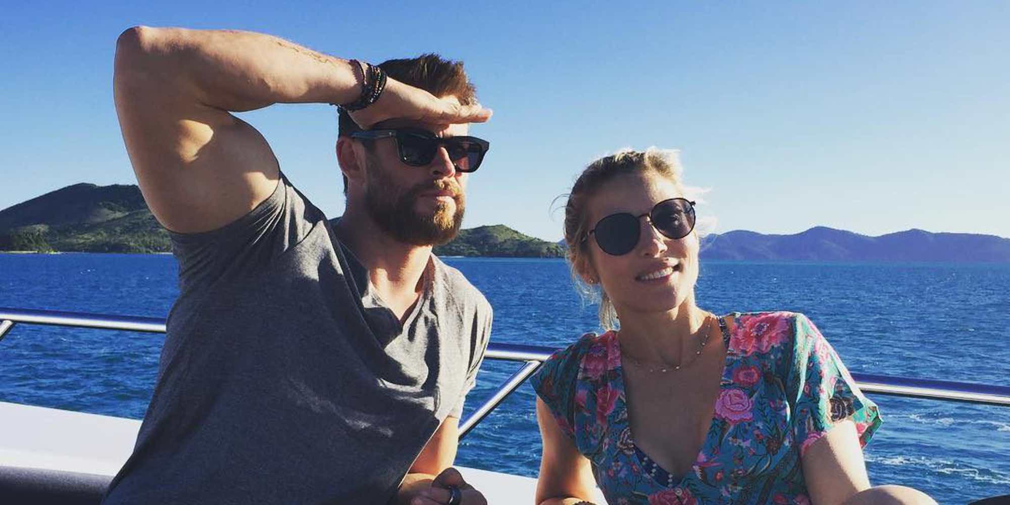 Elsa Pataky y Chris Hemsworth transmiten a sus tres hijos su amor por la naturaleza