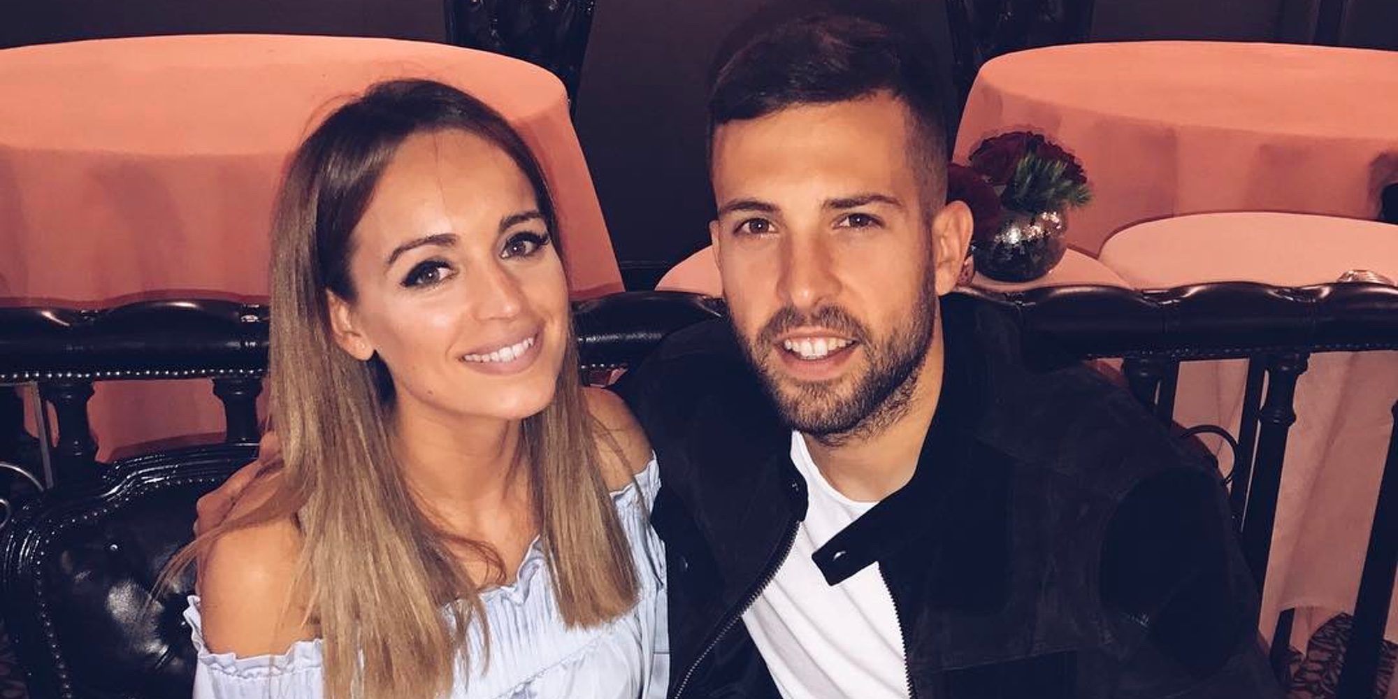 Jordi Alba y Romarey Ventura derrochan pasión: "El amor de mi vida"